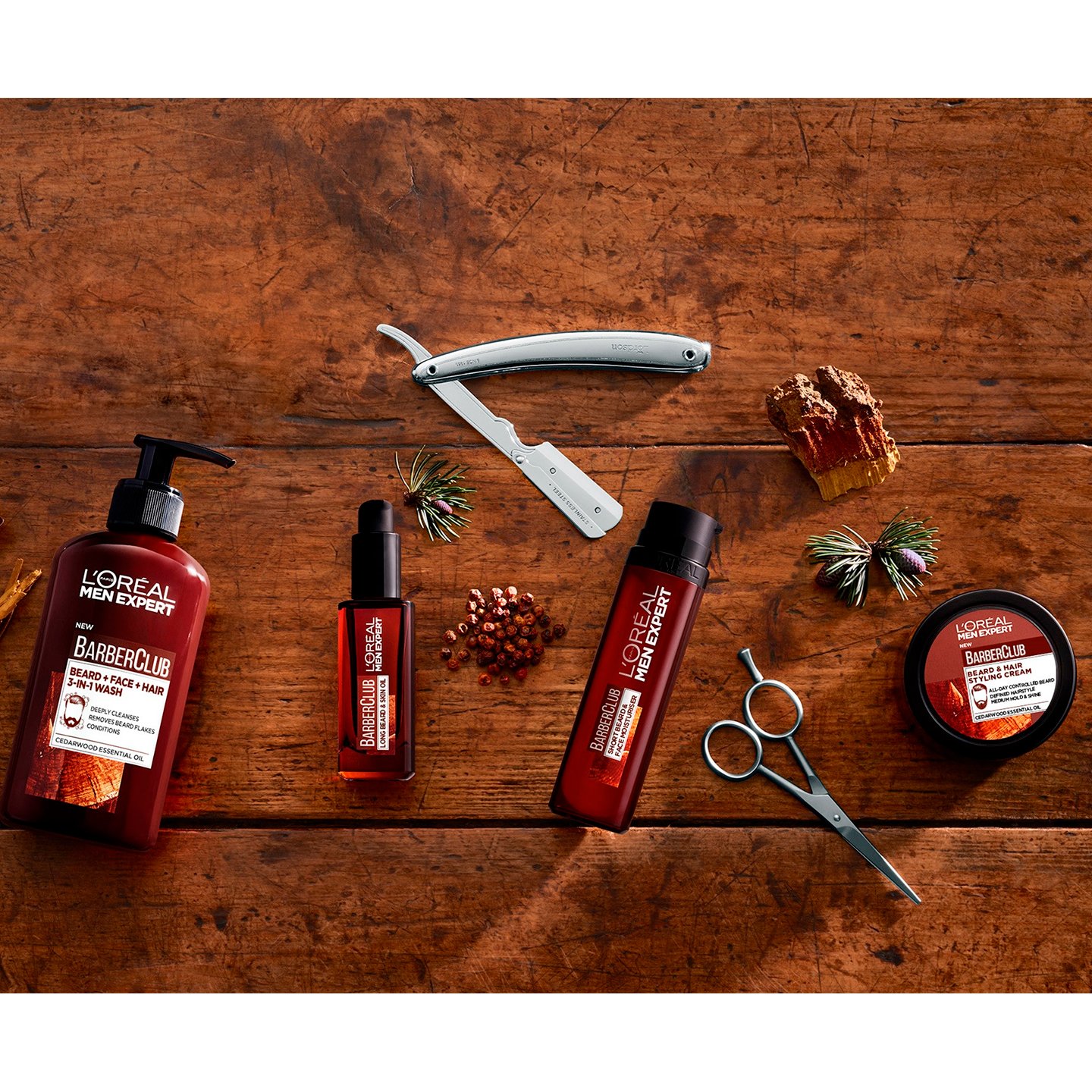 Barberclub Olie voor lange baard en huid Patroon